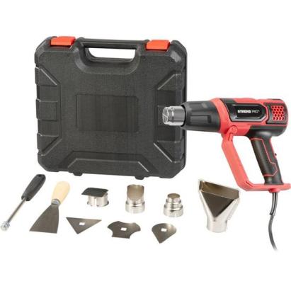 Pistol cu aer cald, 2000 W, cu accesorii, afisaj LCD, Strend Pro GartenVIP DiyLine