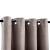 Draperii opace cu inele metalice, 2 buc., gri taupe, 140x245 cm GartenMobel Dekor
