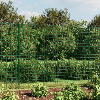 Gard plasă de sârmă cu bordură, verde, 1,4x10 m GartenMobel Dekor