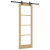 Ușa glisantă  cu set de hardware 73.5x211 cm Lemn masiv de pin, Ușa interioară  cu sticlă 'ORKDAL'73.5x211x4 cm Lemn masiv de pin GartenMobel Dekor