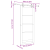 Ușă Glisantă  cu Set de Hardware 'ORKDAL'Alb Lemn Solid de Pin, Ușă Interioară  'ORKDAL'Alb 83x202x4 cm Lemn Solid de Pin GartenMobel Dekor