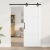 Ușă Glisantă  cu Set de Hardware 'ORKDAL'Alb Lemn Solid de Pin, Ușă Interioară  'ORKDAL'Alb 83x202x4 cm Lemn Solid de Pin GartenMobel Dekor