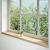 Pervaz 2 buc lemn masiv de stejar netratat 160x30x2 cm GartenMobel Dekor