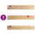 Pervaz 2 buc lemn masiv de stejar netratat 160x30x2 cm GartenMobel Dekor