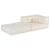 Puf modular crem 70x70x54 țesătură GartenMobel Dekor