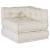 Puf modular crem 70x70x54 țesătură GartenMobel Dekor
