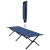Pat pliabil cu geantă de transport Albastru 600D Oxford Fabric GartenMobel Dekor