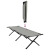 Set de Paturi Pliabile de Soare 2 buc cu Sac de Transport Gri 600D Oxford GartenMobel Dekor