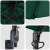 Umbrelă de terasă verde mare Metal, Poliester Mare Înclinabilă GartenMobel Dekor