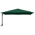 Umbrela de terasă Verde Poliester 300 cm x 300 cm Pliabilă GartenMobel Dekor
