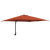 Umbrelă Cantilever Portocalie Arsă Poliester Mare Înclinabil GartenMobel Dekor
