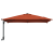 Umbrelă Cantilever Portocalie Arsă Poliester Mare Înclinabil GartenMobel Dekor
