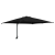 Umbrelă de terasă Negru Poliester, Oțel Mare Înclinabil GartenMobel Dekor