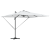 Umbrelă Cantilever Roma cu LED-uri Nisip 286x285x270 cm Aluminiu GartenMobel Dekor