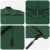 Cantilever Roma Parasol cu LED-uri Verzi 286x285x270 cm Aluminiu GartenMobel Dekor