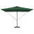Cantilever Roma Parasol cu LED-uri Verzi 286x285x270 cm Aluminiu GartenMobel Dekor
