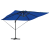 Umbrelă cantilever Roma cu LED-uri Albastru azur 286x285x270 cm Aluminiu GartenMobel Dekor