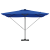 Umbrelă cantilever Roma cu LED-uri Albastru azur 286x285x270 cm Aluminiu GartenMobel Dekor