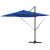Umbrelă cantilever Roma cu LED-uri Albastru azur 286x285x270 cm Aluminiu GartenMobel Dekor
