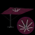 Umbrelă cantilever Roma cu LED-uri Bordeaux roșie 286x285x270 cm Aluminiu GartenMobel Dekor