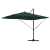 Umbrela cantilever Roma cu LED-uri Verde 352x251x265 cm Aluminiu GartenMobel Dekor