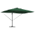 Umbrela cantilever Roma cu LED-uri Verde 352x251x265 cm Aluminiu GartenMobel Dekor