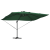Umbrela cantilever Roma cu LED-uri Verde 352x251x265 cm Aluminiu GartenMobel Dekor