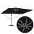 Umbrela cantilever Roma cu LED-uri Neagră 352x251x265 cm Aluminiu GartenMobel Dekor