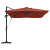 Umbrela cantilever Roma cu LED-uri Teracotă 352x251x265 cm Aluminiu GartenMobel Dekor