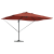 Umbrela cantilever Roma cu LED-uri Teracotă 352x251x265 cm Aluminiu GartenMobel Dekor