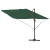 Umbrela Cantilever Verde Verde Poliester și cadru metalic Mare GartenMobel Dekor
