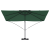 Umbrela Cantilever Verde Verde Poliester și cadru metalic Mare GartenMobel Dekor