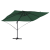 Umbrela Cantilever Verde Verde Poliester și cadru metalic Mare GartenMobel Dekor