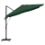 Umbrela Cantilever Verde Verde Poliester și cadru metalic Mare GartenMobel Dekor