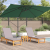 Umbrela Cantilever Verde Verde Poliester și cadru metalic Mare GartenMobel Dekor