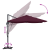 Umbrela Cantilever Bordeaux Roșu Poliester, Oțel Mare GartenMobel Dekor