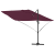 Umbrela Cantilever Bordeaux Roșu Poliester, Oțel Mare GartenMobel Dekor