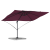 Umbrela Cantilever Bordeaux Roșu Poliester, Oțel Mare GartenMobel Dekor