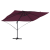 Umbrela Cantilever Bordeaux Roșu Poliester, Oțel Mare GartenMobel Dekor