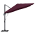Umbrela Cantilever Bordeaux Roșu Poliester, Oțel Mare GartenMobel Dekor