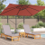 Umbrelă Cantilever Teracotă Poliester, Oțel Mare GartenMobel Dekor