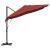 Umbrelă Cantilever Teracotă Poliester, Oțel Mare GartenMobel Dekor