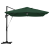 Umbrelă Cantilever Verde Verde Poliester, Metal Mare GartenMobel Dekor