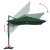 Umbrelă Cantilever Verde Verde Poliester, Metal Mare GartenMobel Dekor