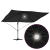 Umbrelă Cantilever Neagră Poliester, Oțel vopsit electrostatic Mare GartenMobel Dekor