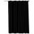 Draperii opace, aspect de in, negru, 290 x 245 cm, cu cârlige GartenMobel Dekor