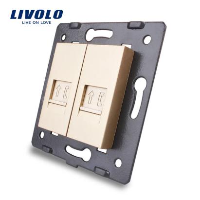 Priza dubla telefon Livolo SmartElectro IntelligentHouse