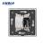 Priza simpla audio Livolo cu rama din sticla SmartElectro IntelligentHouse