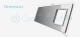 Panou 2 intrerupatoare simple cu touch si priza Livolo din sticla SmartElectro IntelligentHouse