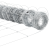 Gard de Câmp 1.4x25 m Oțel Galvanizat GartenMobel Dekor